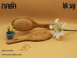 برس چوبی بامبو برندNABA مدل تخت بیضی پینز شارپ (سرصاف)