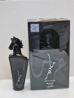 عطر ادکلن ماهر مشکی مردانه عربی لطافه maahir black edition