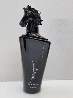 عطر ادکلن ماهر مشکی مردانه عربی لطافه maahir black edition