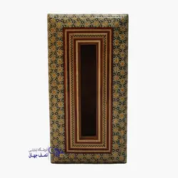 جای دستمال کاغذی خاتم کاری کدkd262