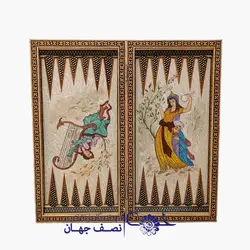 تخته نرد و شطرنج 50 سانتی مینیاتور کدms506