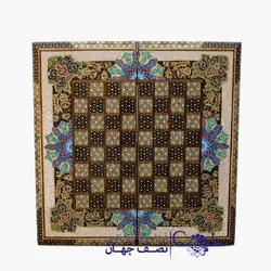 تخته نرد و شطرنج50 سانتی تذهیب کد tt51