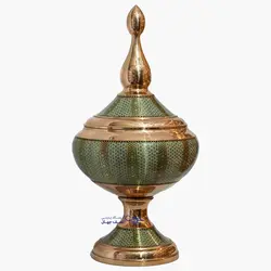 شکلات خوری مس و خاتم سوپر بزرگ کدskb669