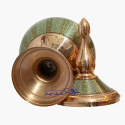 شکلات خوری مس و خاتم سوپر بزرگ کدskb669