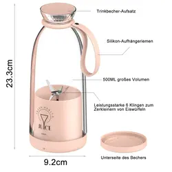 شیکر شیائومی مدل Fresh Juice ظرفیت 500 میل