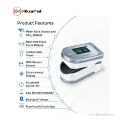 پالس اکسیمتر بیورر مدل PO60