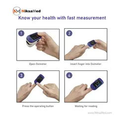 پالس اکسیمتر ای سی کر بدون آلارم