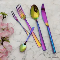 سرویس قاشق و چنگال هفت رنگ شیکاگو