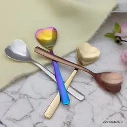 قاشق طرح قلب هفت رنگ