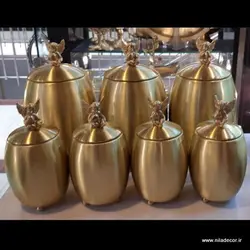 سرویس پاسماوری برنجی طرح فرشته کد kh-f