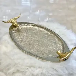 سینی الومینیوم بوفالو سر طلایی