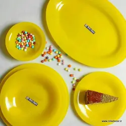 ظروف غذاخوری 25 پارچه 6 نفره آذین اپال کد 221