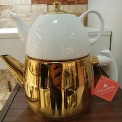 کتری قوری اوبرون طلایی کد TS