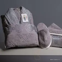 ست حوله تک نفره ویونا بامبو طوسی