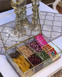 تیبگ برنجی ۴ خانه