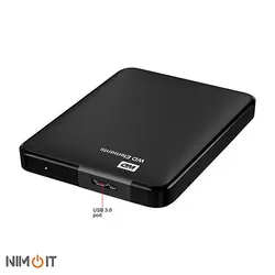 هارد اکسترنال وسترن دیجیتال سری Elements 1TB