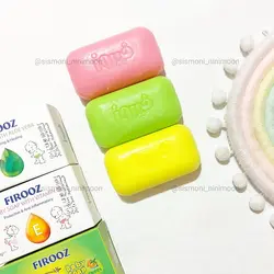 صابون بچه فیروز رنگی
