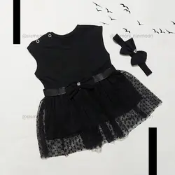 سارافون دخترانه مشکی