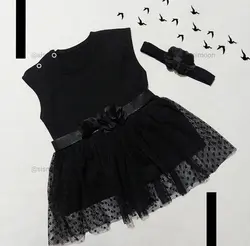 سارافون دخترانه مشکی