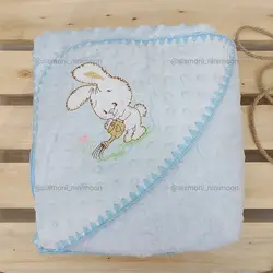 پتو خرگوش گلدوزی حبابی