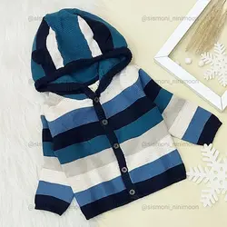 سویشرت بافت کلاه دار کد 27