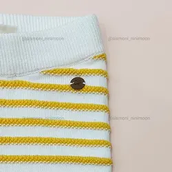 شلوار بافت زرد کد 27