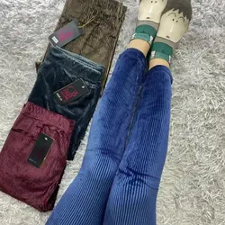 شلوارمخمل کبریتی زنانه - کد 126 - نی نی ماما لند