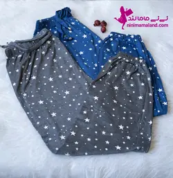 شلوار اسلش راحتی زنانه طرح ستاره با رنگبندی شگفت انگیز - کد 048 - نی نی ماما لند