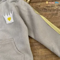 ست سویشرت شلوار دخترانه مدل تاج جنس عالی - نی نی استار | فروشگاه اینترنتی لباس کودک