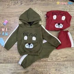 هودی شلوار خرسی پسرانه جنس درجه یک! - نی نی استار | فروشگاه اینترنتی لباس کودک