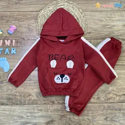 هودی شلوار خرسی پسرانه جنس درجه یک! - نی نی استار | فروشگاه اینترنتی لباس کودک