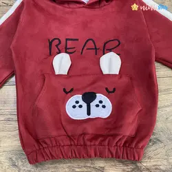 هودی شلوار خرسی پسرانه جنس درجه یک! - نی نی استار | فروشگاه اینترنتی لباس کودک