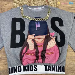 کراپ تک دخترانه مدل BTS فینگر دار 3 تا 10 سال - نی نی استار | فروشگاه اینترنتی لباس کودک