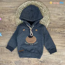 ست هودی شلوار پسرانه خرسی گلدوزی 1 تا 7 سال - نی نی استار | فروشگاه اینترنتی لباس کودک