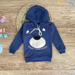 ست هودی شلوار پسرانه خرسی گلدوزی 1 تا 7 سال - نی نی استار | فروشگاه اینترنتی لباس کودک