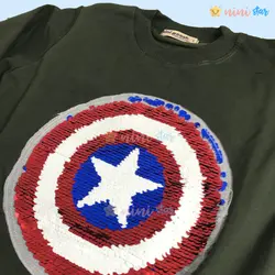 بلوز پسرانه پولکی طرح ستاره - نی نی استار | فروشگاه اینترنتی لباس کودک