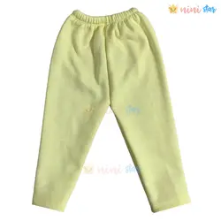 بلوز شلوار حوله ای دخترانه طرح میمون-زرد - نی نی استار | فروشگاه اینترنتی لباس کودک