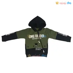 هودی شلوار چاپی سبز