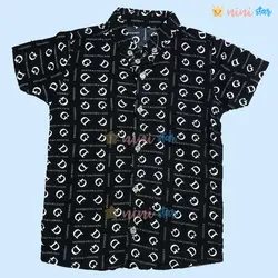 ست پیراهن هاوایی و شلوارک کتان پسرانه طرح D&G تیره - نی نی استار | فروشگاه اینترنتی لباس کودک