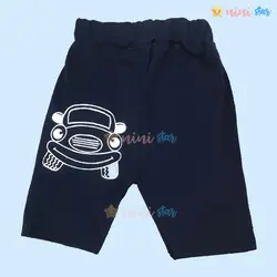 تاپ شلوارک آستین حلقه پسرانه سورمه ای