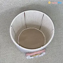 سبد اسباب بازی و لباس مکرومه مدل رنگین کمان 01 - نی نی استار | فروشگاه اینترنتی لباس کودک