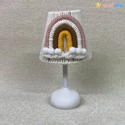 آباژور مکرومه اتاق کودک مدل رنگین کمان 01 - نی نی استار | فروشگاه اینترنتی لباس کودک