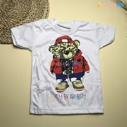 تیشرت شلوارک جین پسرانه مدل خرسی