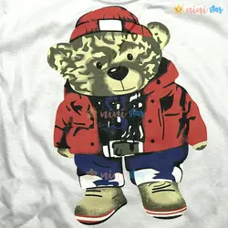 تیشرت شلوارک جین پسرانه مدل خرسی