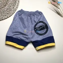 تی شرت شلوارک پسرانه tommy خاکستری تیره