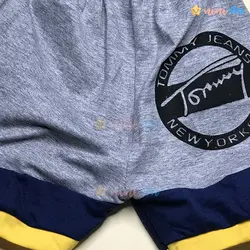 تی شرت شلوارک پسرانه tommy خاکستری تیره