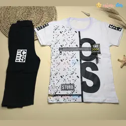 تیشرت شلوارک پسرانه لاکچری - نی نی استار | فروشگاه اینترنتی لباس کودک