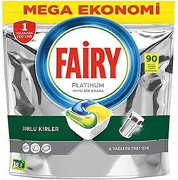 قرص ماشین ظرفشویی 90عددی فیری پلاتینیوم