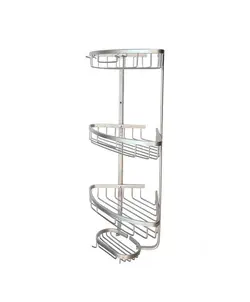 سبد کنج حمام کروم