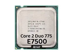 پردازنده Intel® Core™2 Duo Processor E7500 - سوکت 775 - فرکانس 2.93 گیگاهرتز